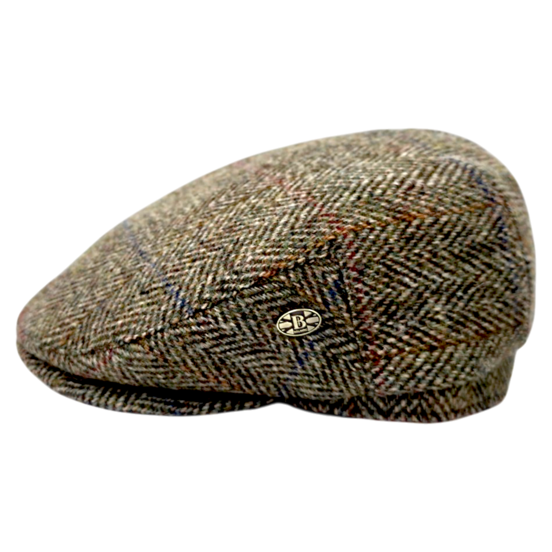 Harris Tweed Wool Flat Cap