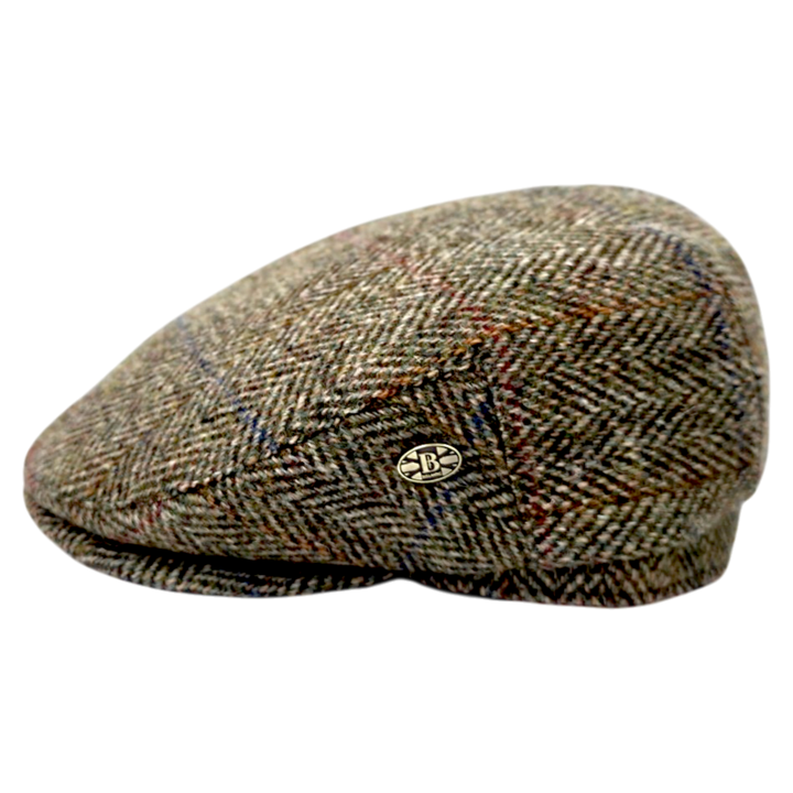 Harris Tweed Wool Flat Cap