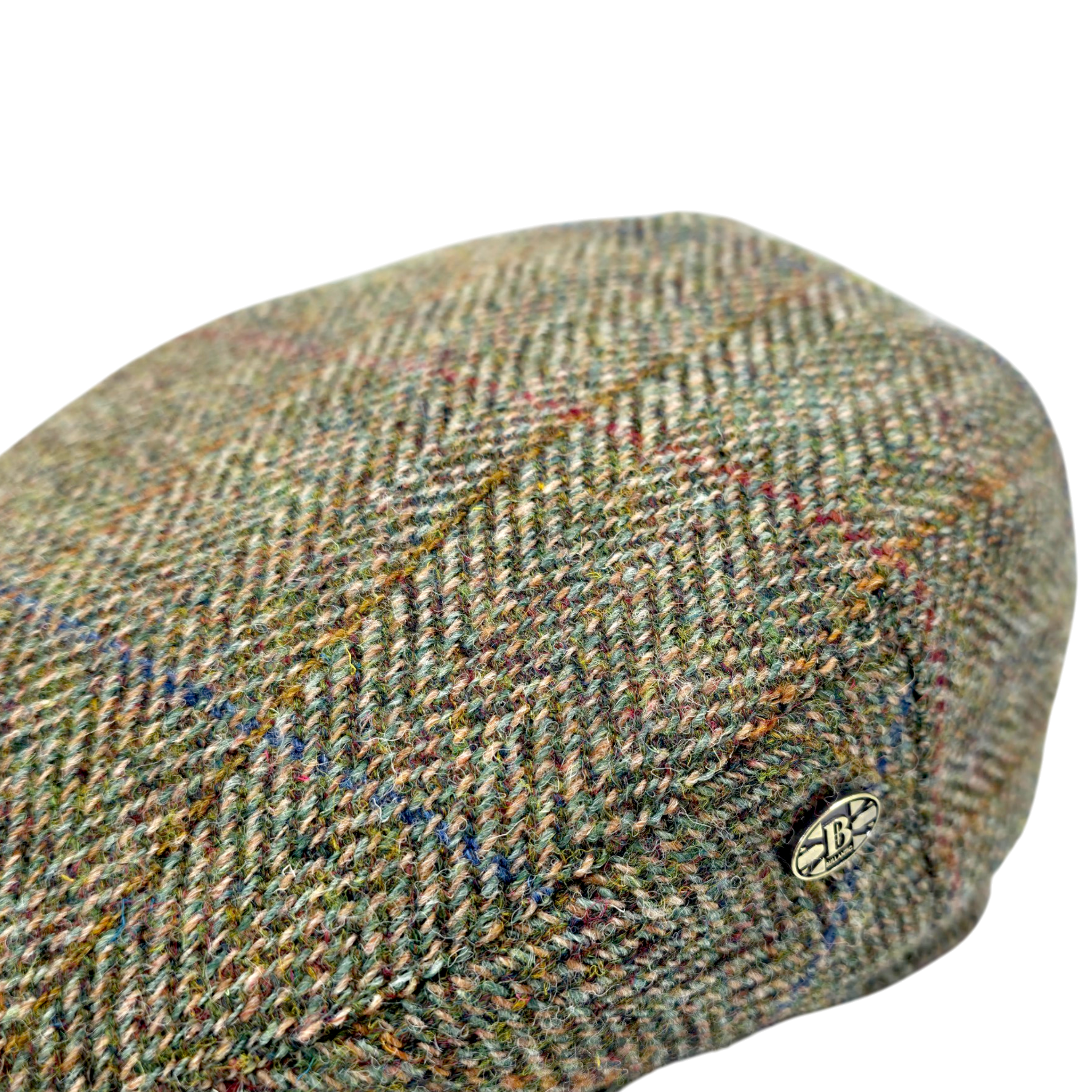 Harris Tweed Wool Flat Cap
