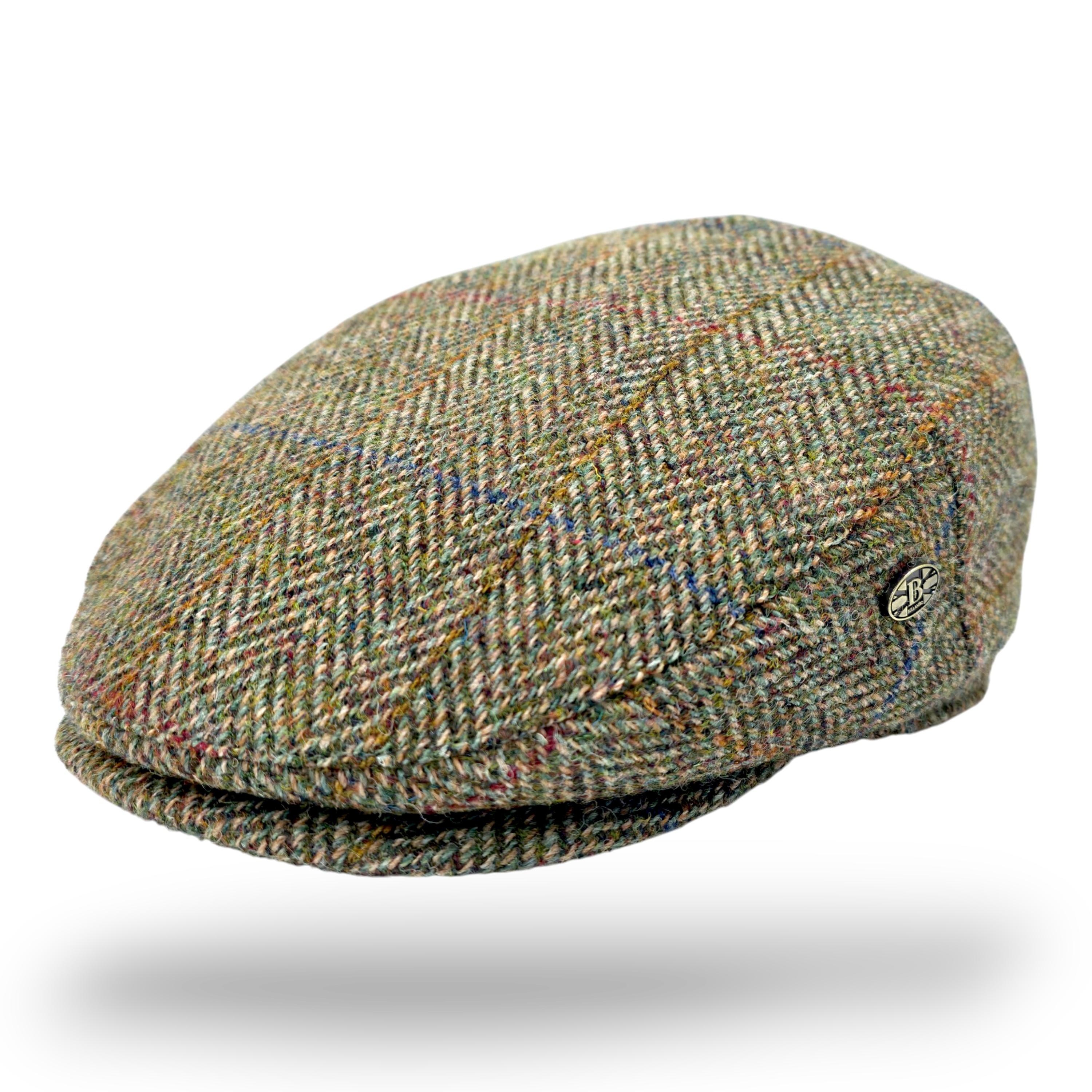 Harris Tweed Wool Flat Cap