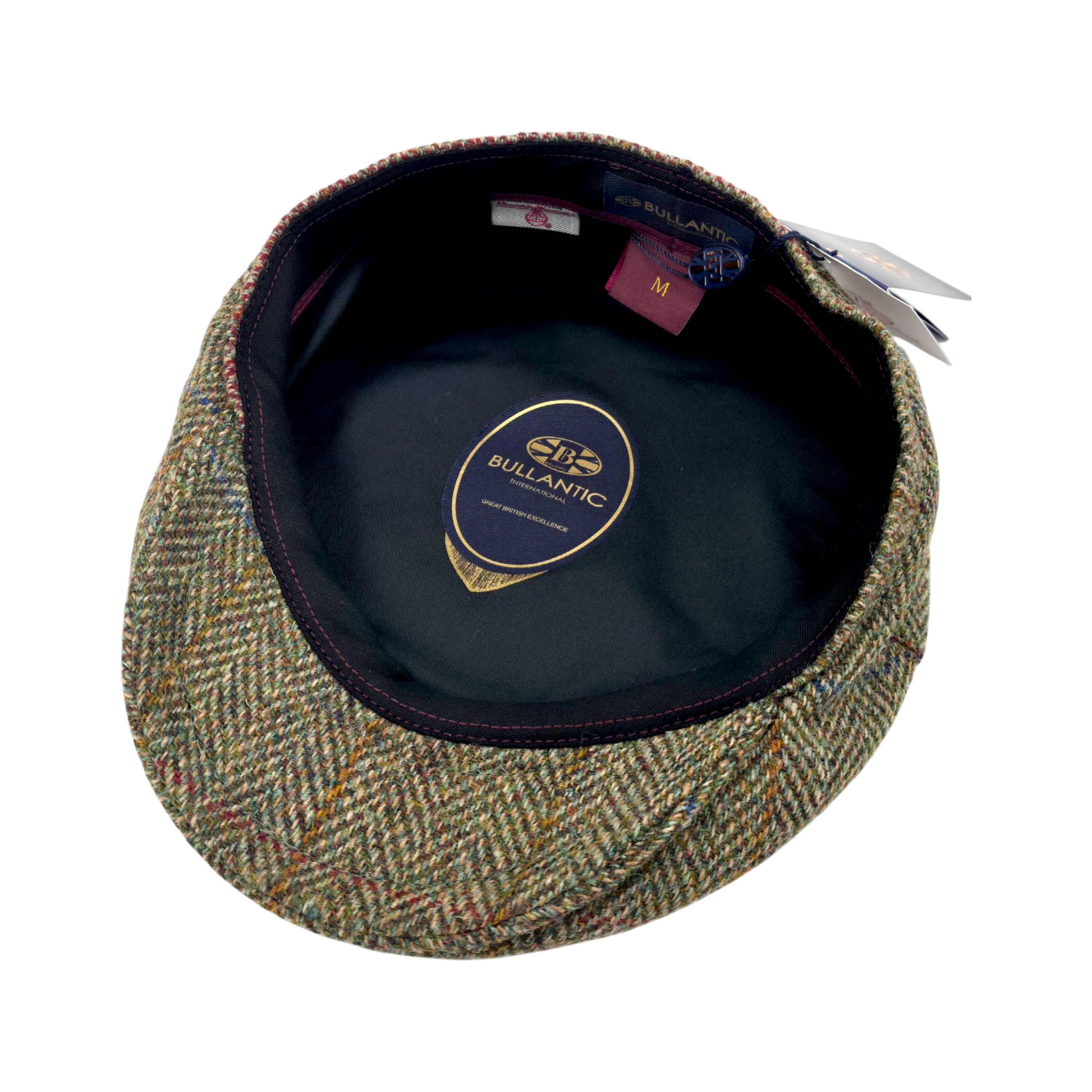 Harris Tweed Wool Flat Cap