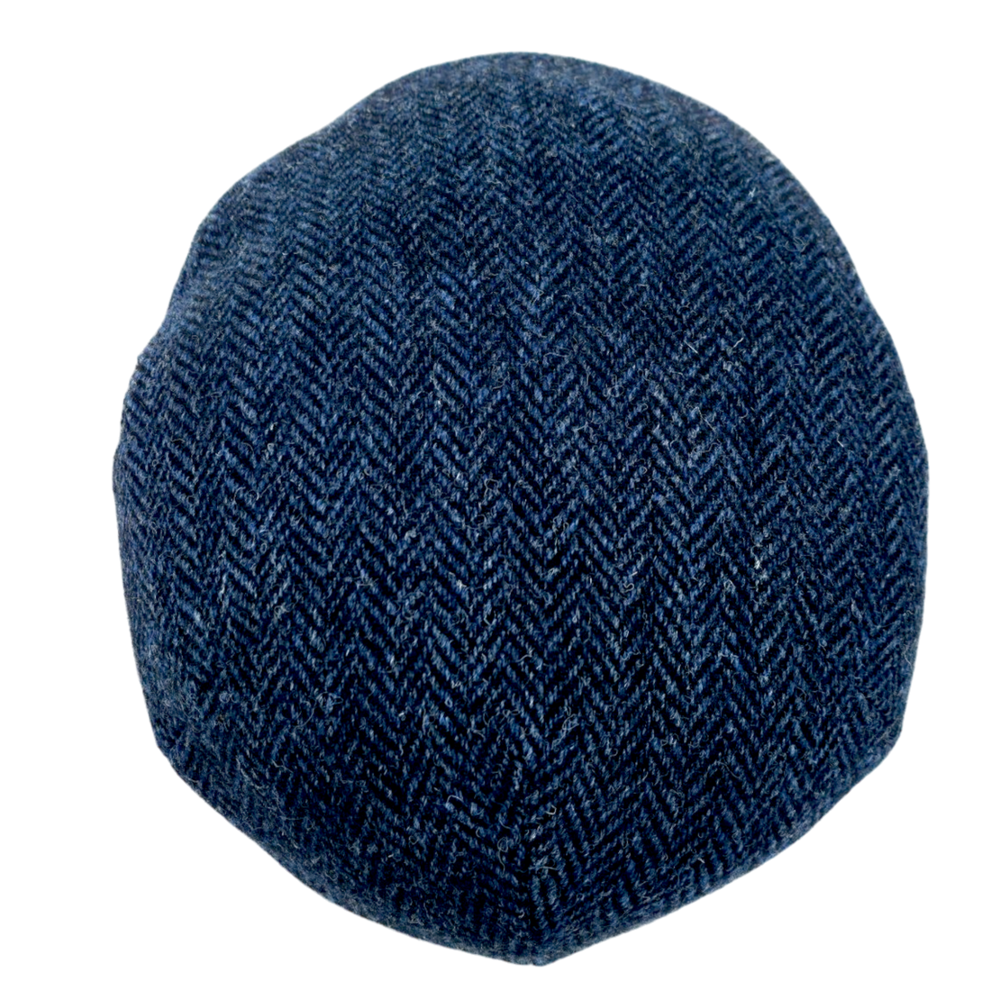 Gladwin Bond Harris Herringbone Wool Flat Cap