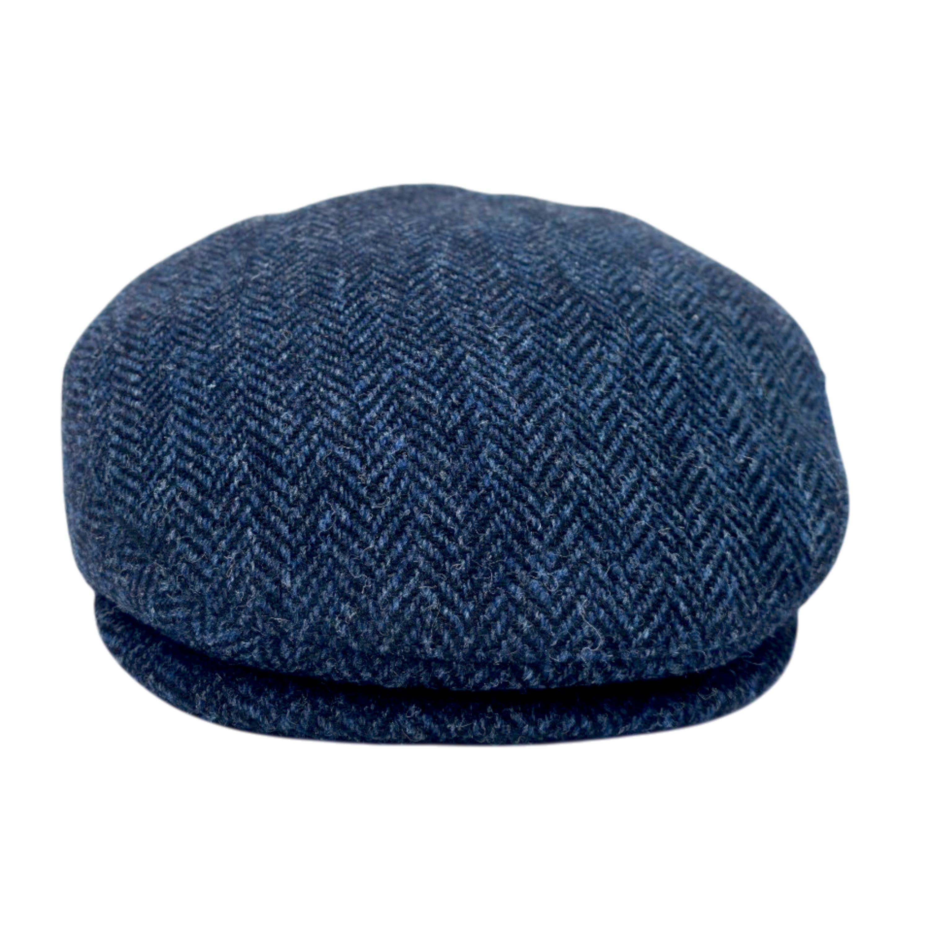 Gladwin Bond Harris Herringbone Wool Flat Cap