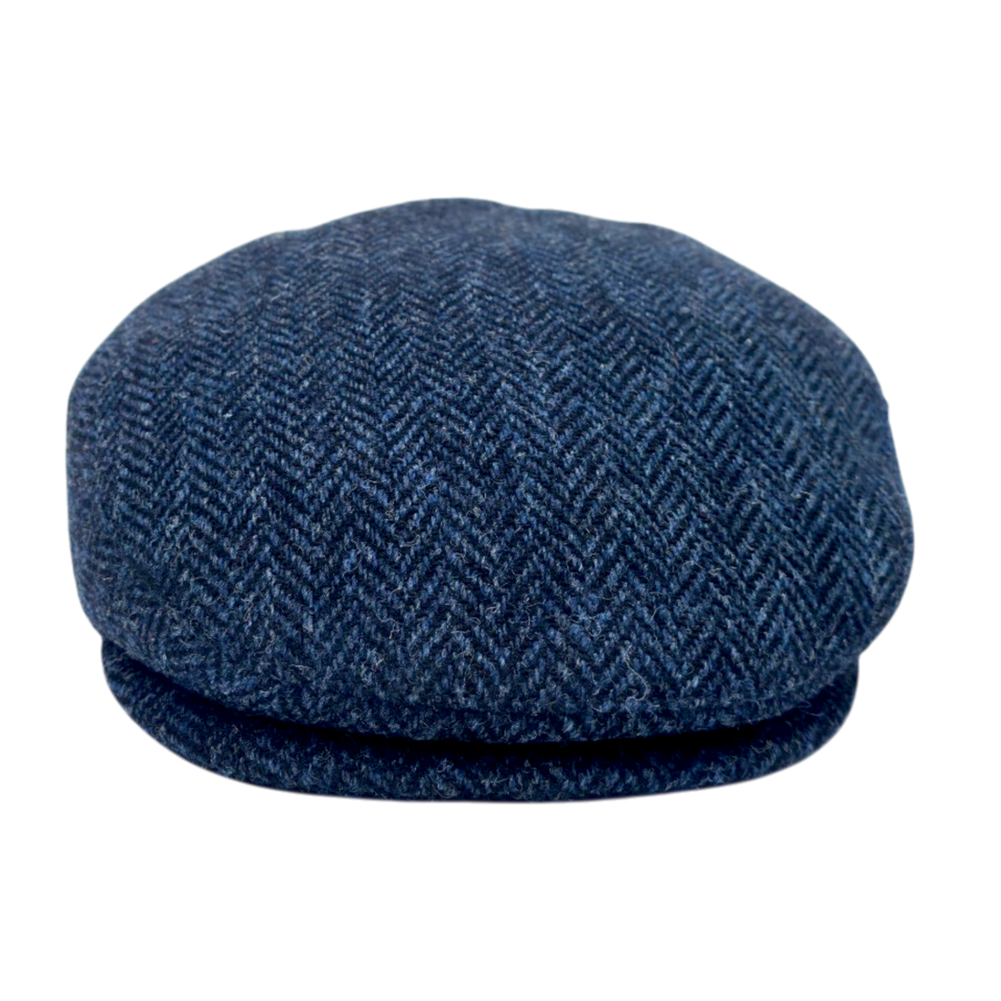 Gladwin Bond Harris Herringbone Wool Flat Cap