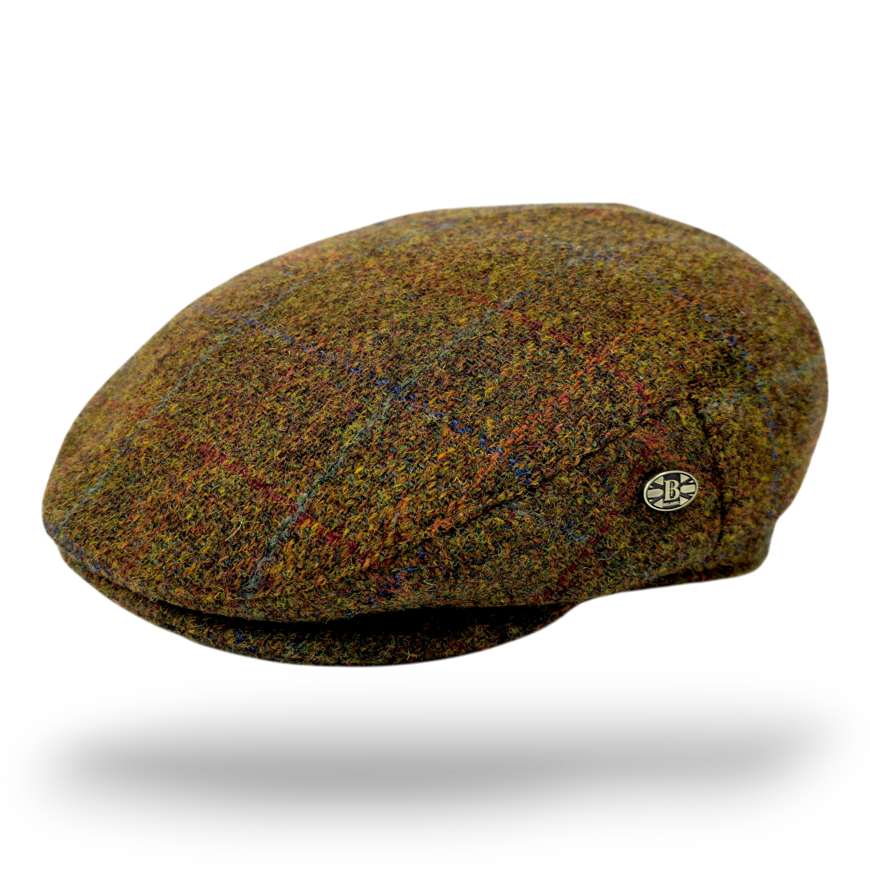 Harris Tweed Wool Flat Cap