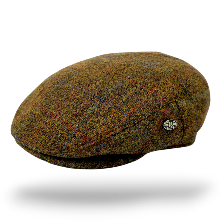 Harris Tweed Wool Flat Cap