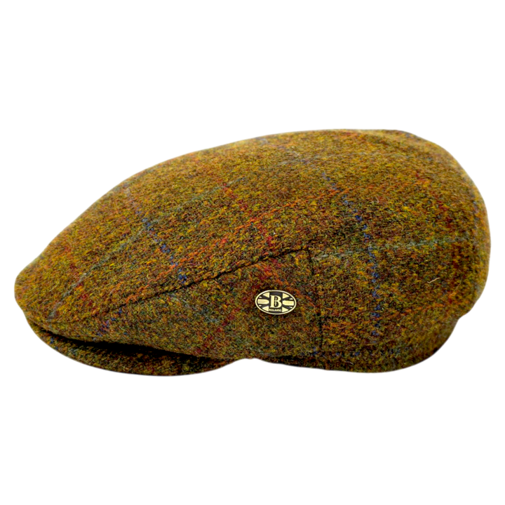 Harris Tweed Wool Flat Cap