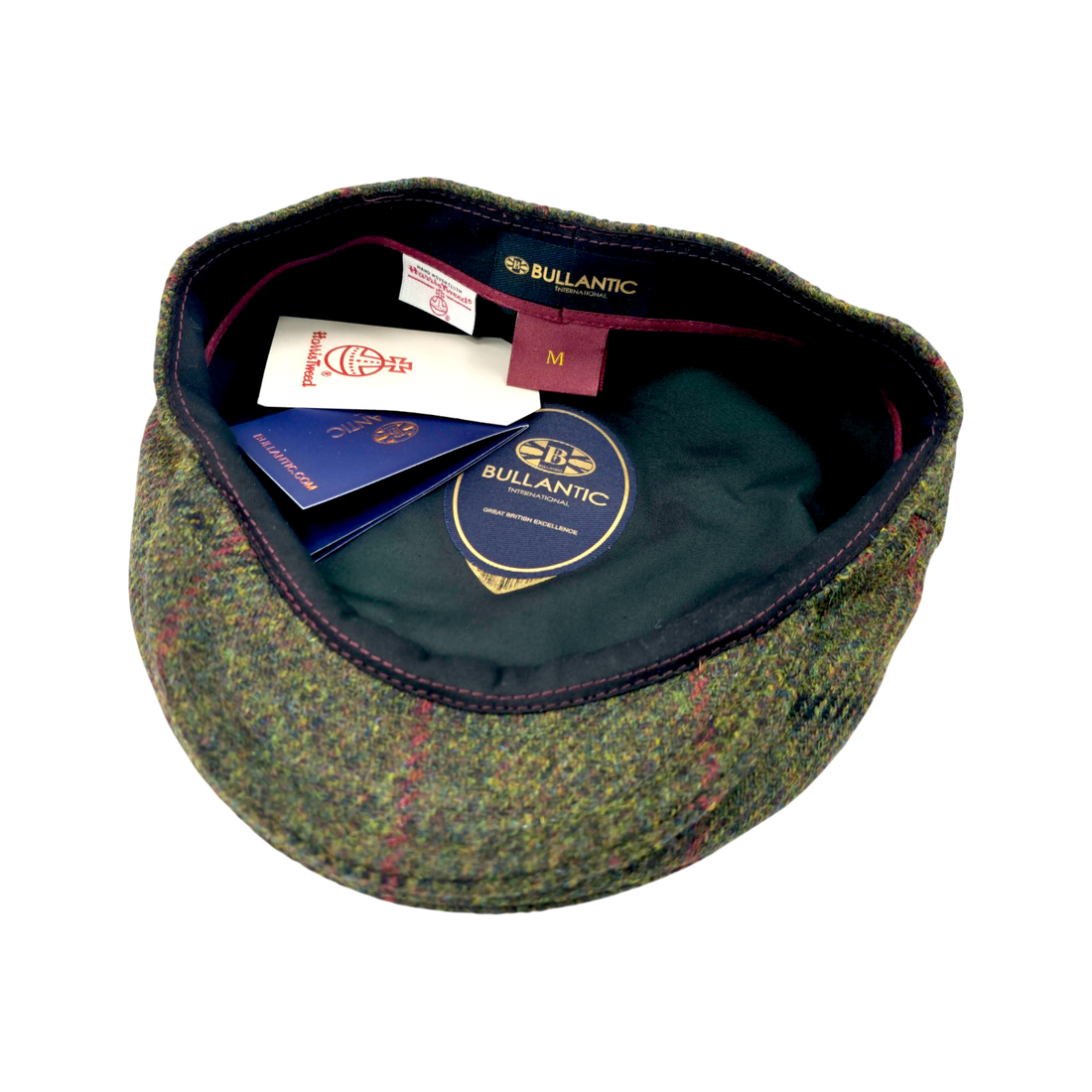 Harris Tweed Wool Flat Cap