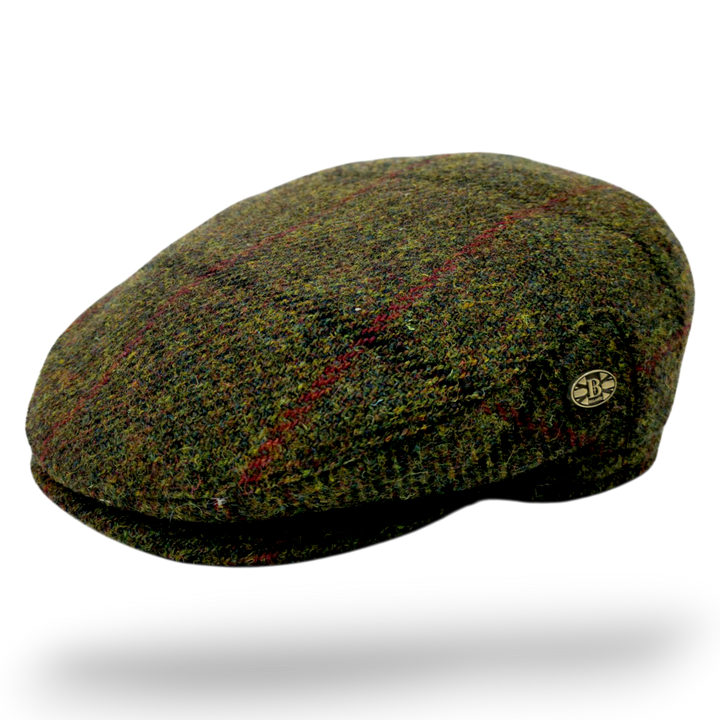 Harris Tweed Wool Flat Cap