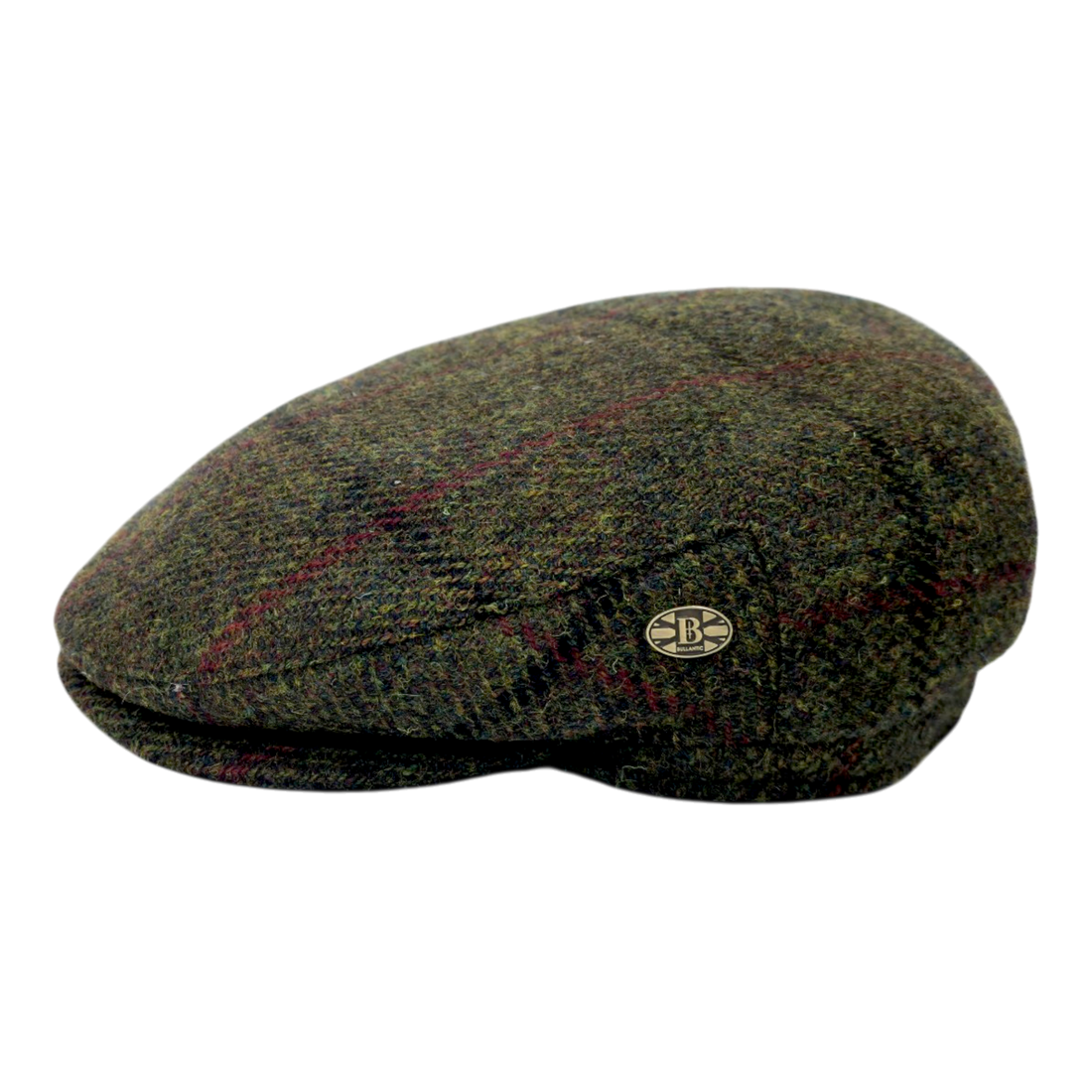 Harris Tweed Wool Flat Cap