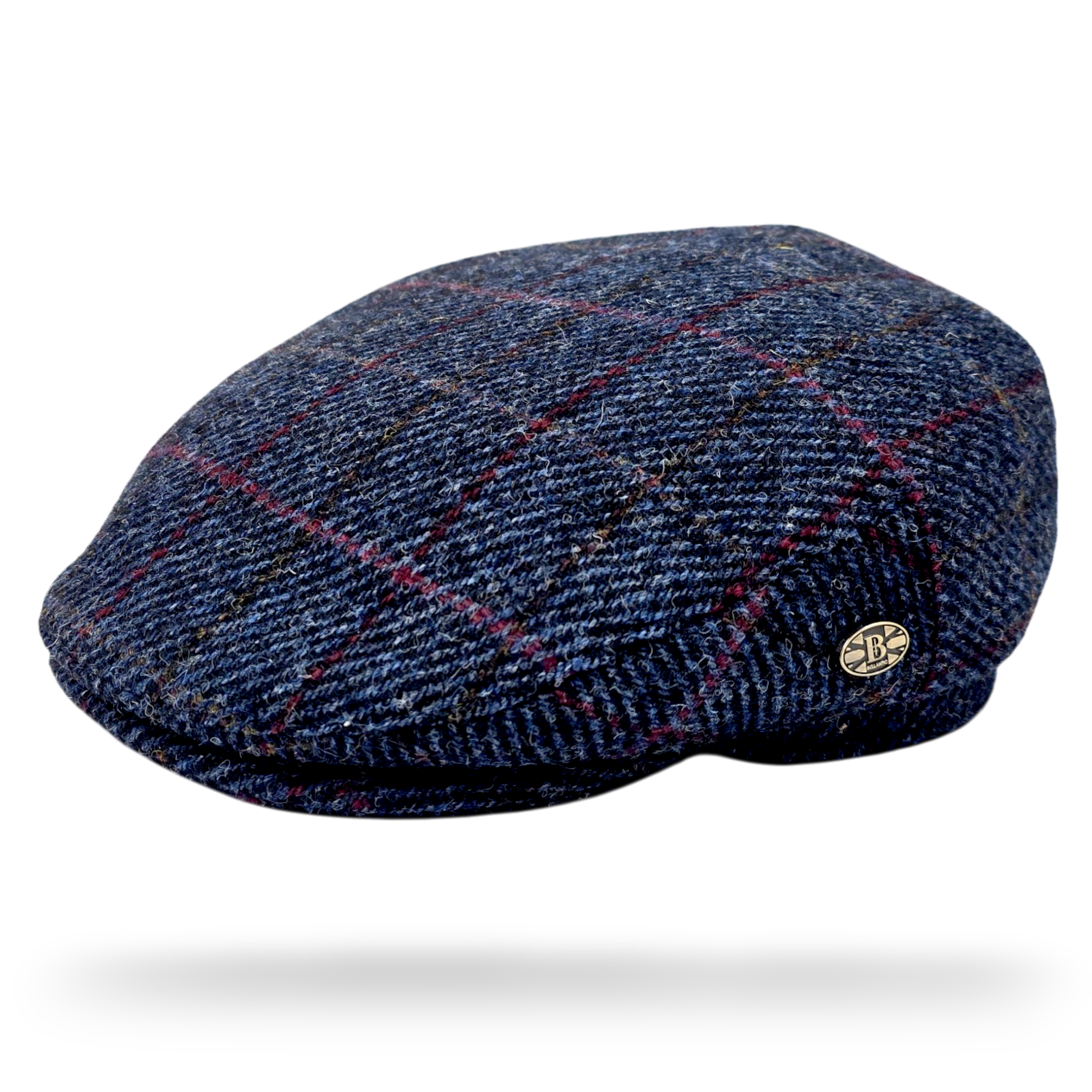 Harris Tweed Wool Flat Cap
