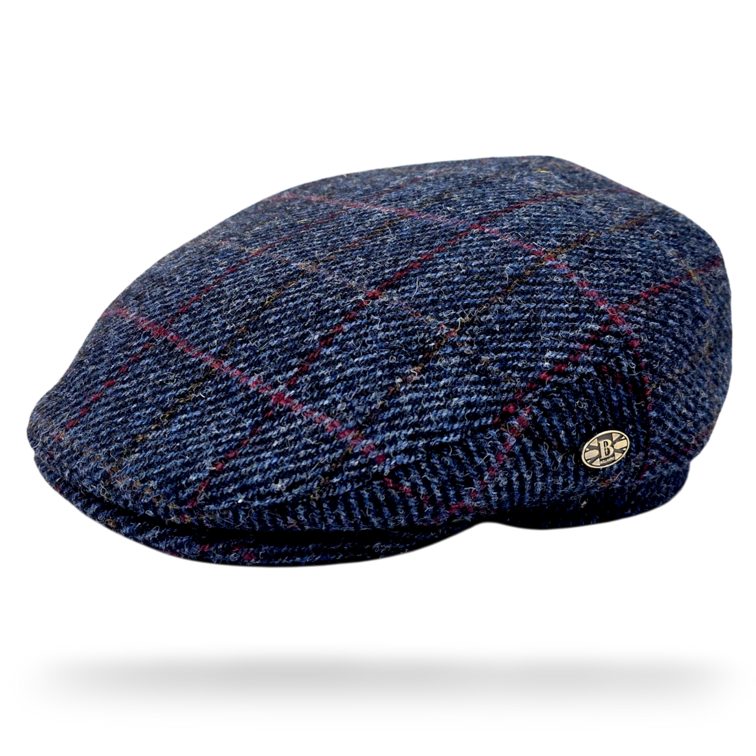 Harris Tweed Wool Flat Cap