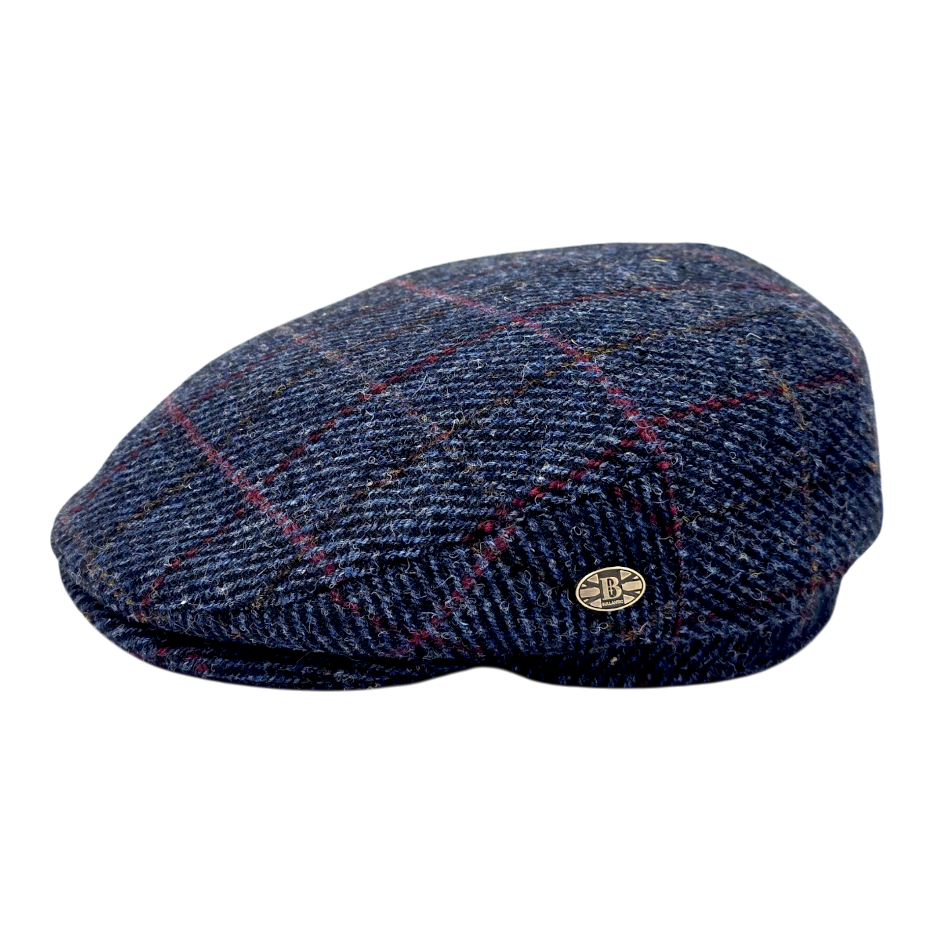 Harris Tweed Wool Flat Cap