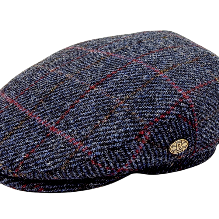Harris Tweed Wool Flat Cap