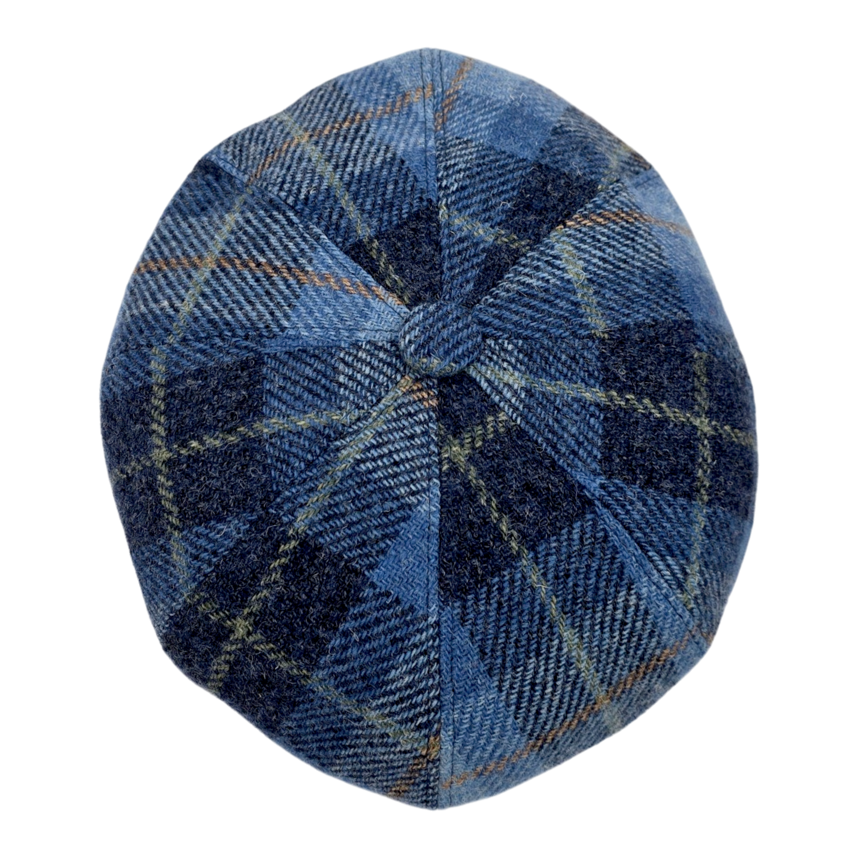 Harris Tweed Wool Newsboy Cap