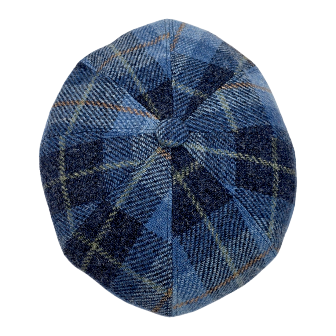 Harris Tweed Wool Newsboy Cap
