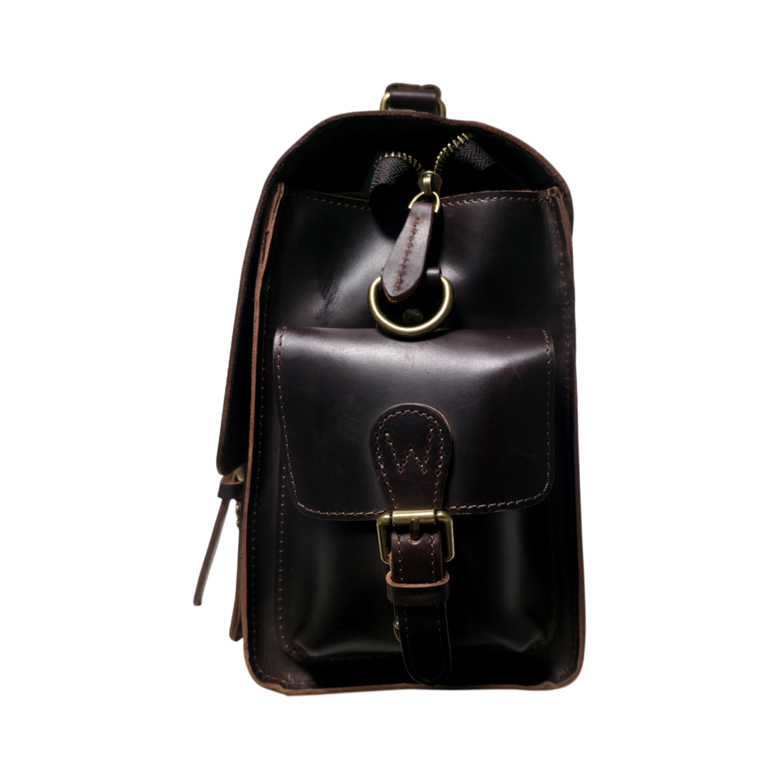 Bullantic Artisan Satchel — Men's Vintage Crazy Horse Leather Briefcase