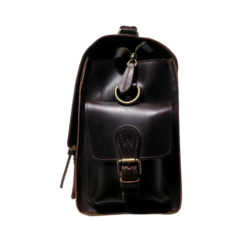 Bullantic Artisan Satchel — Men's Vintage Crazy Horse Leather Briefcase