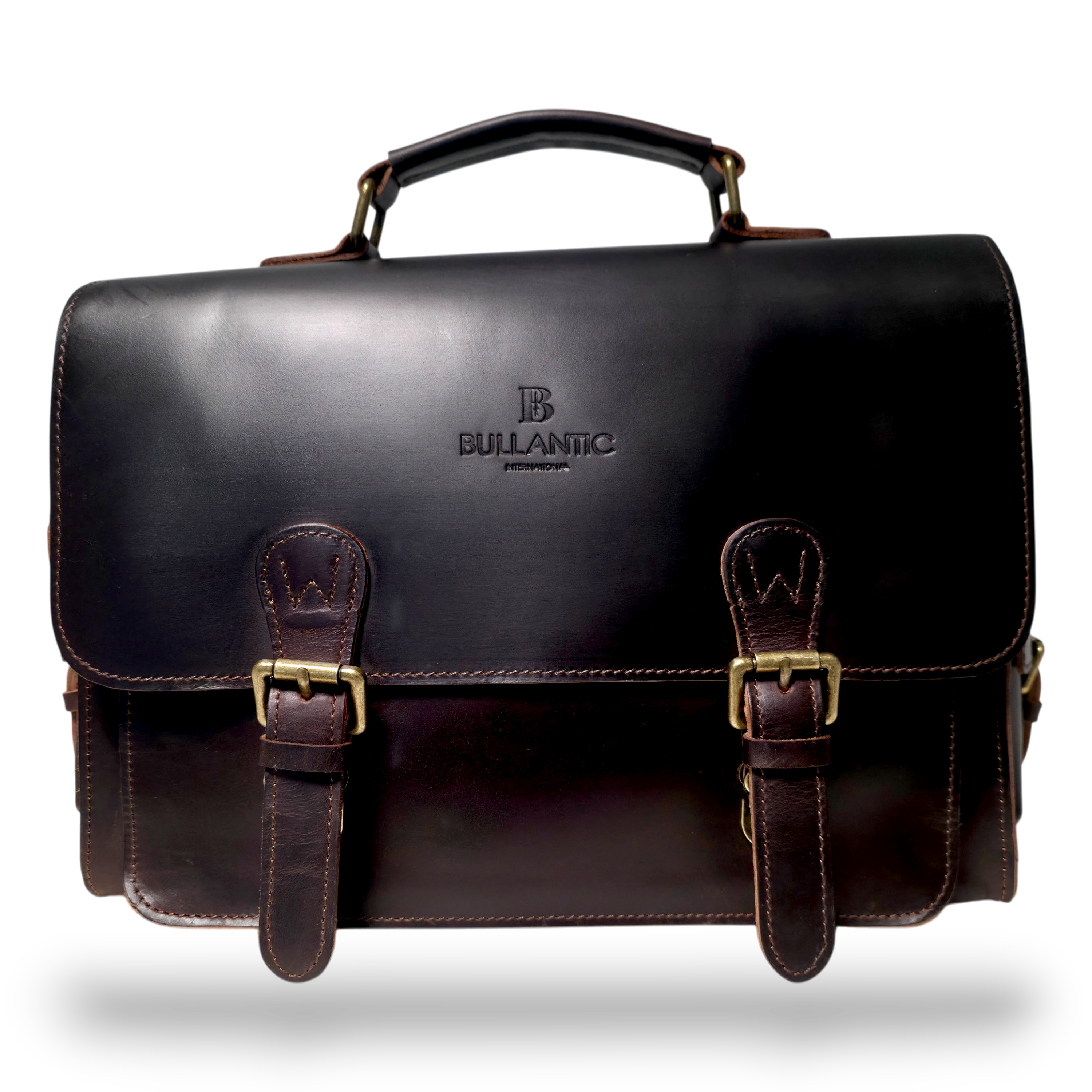 Bullantic Artisan Satchel — Men's Vintage Crazy Horse Leather Briefcase