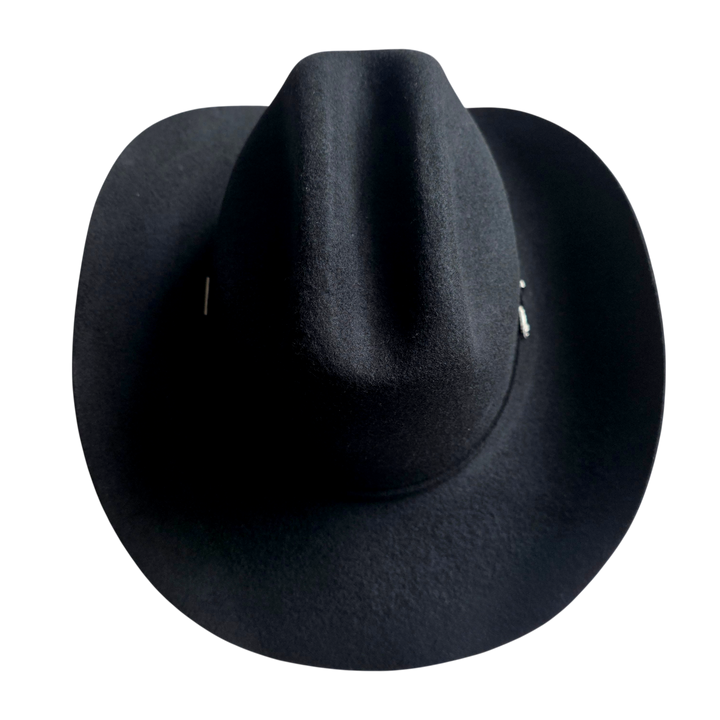 Western Classic Cattleman Stiff Wool Cowboy Hat Black