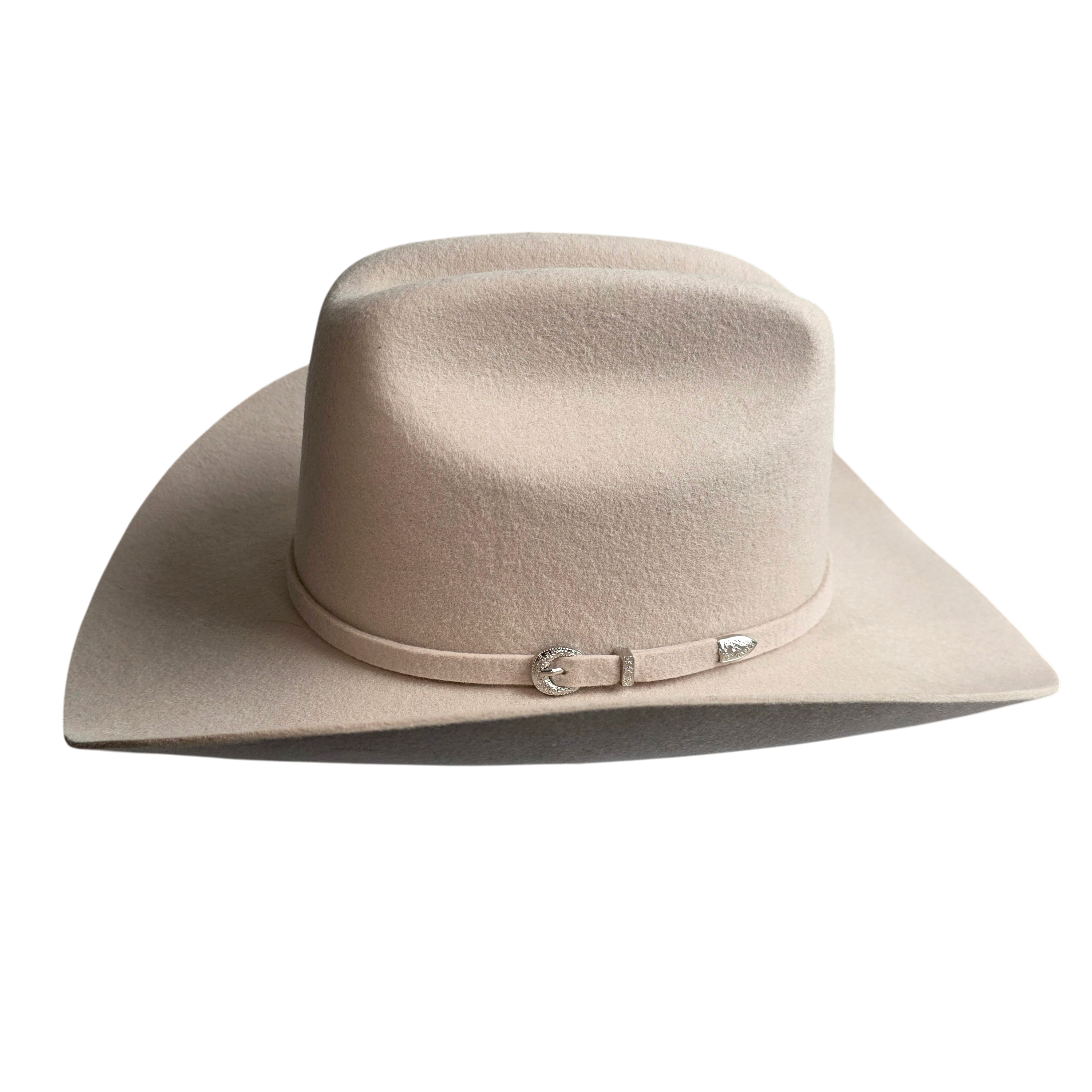 Western Classic Cattleman Stiff Wool Cowboy Hat Black