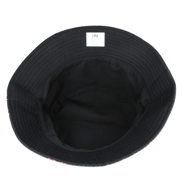 Maz Reversible Smiley Face Pattern Fisherman Bucket Hat