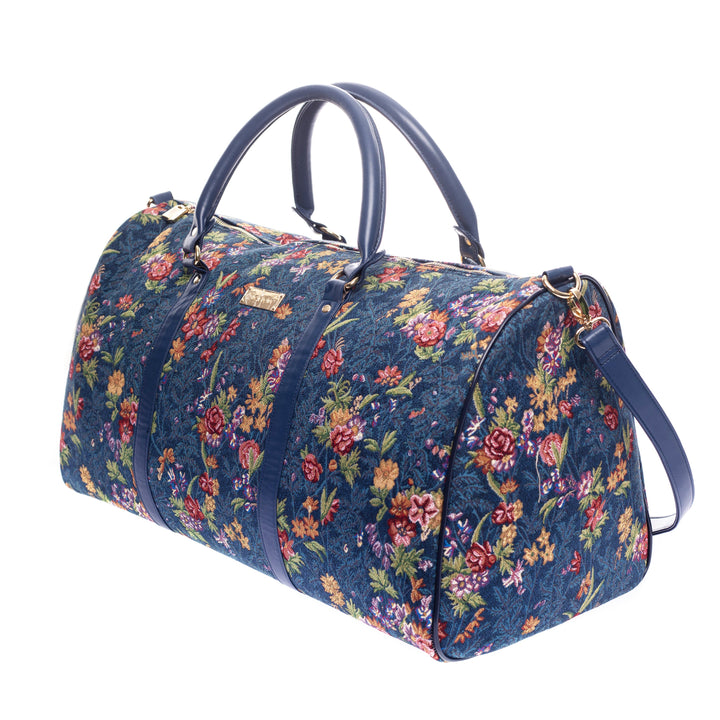 V&A Licensed Flower Meadow Blue - Big Holdall