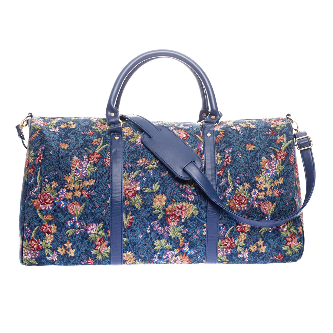 V&A Licensed Flower Meadow Blue - Big Holdall