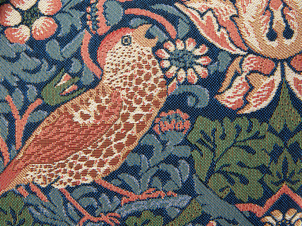 William Morris Strawberry Thief Blue - Big Holdall Bag