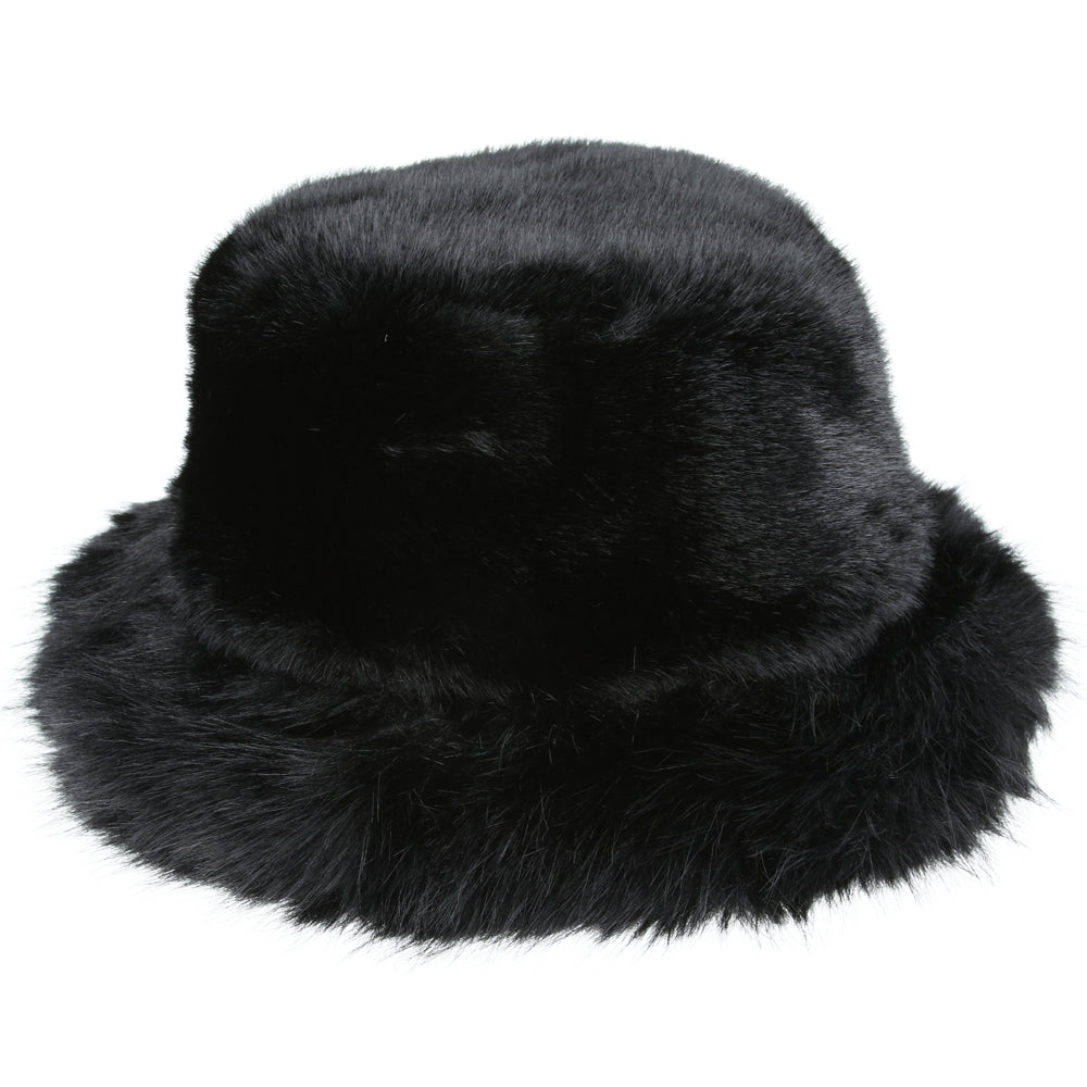 Fluffy Soft Faux Fur Bucket Hat