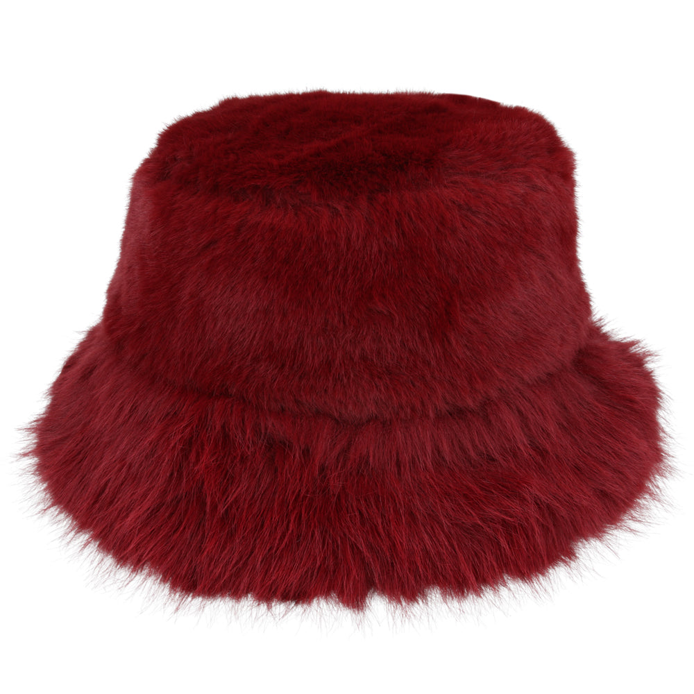 Fluffy Soft Faux Fur Bucket Hat