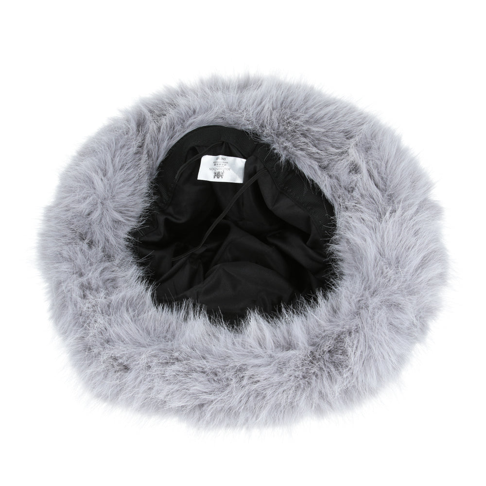 Fluffy Soft Faux Fur Bucket Hat