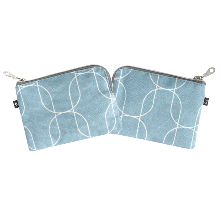 Freya Amalfi Blue Oil Cloth Coin Purse by Earth Squared