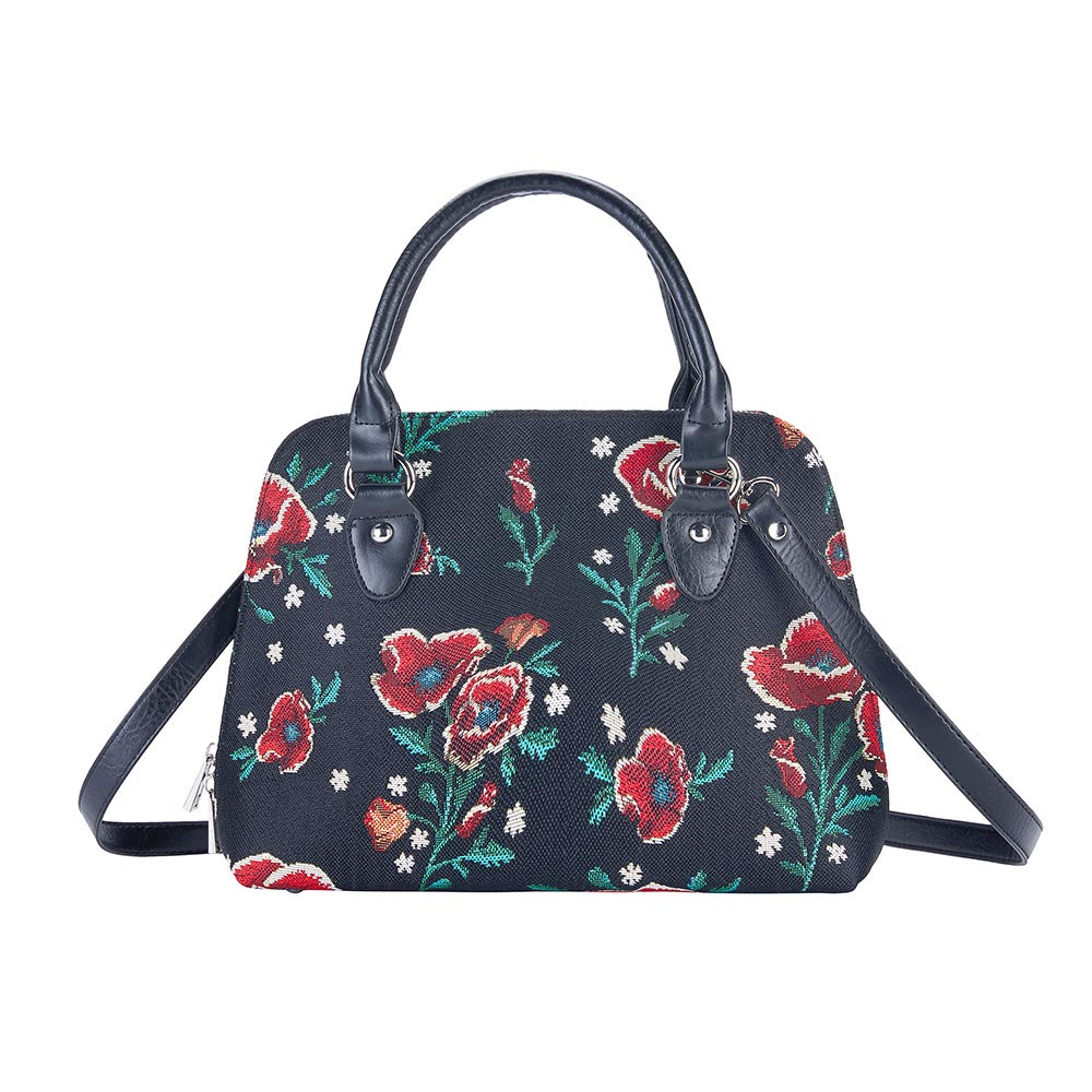 Frida Kahlo Poppy - Convertible Bag Rear | Signare Tapestry