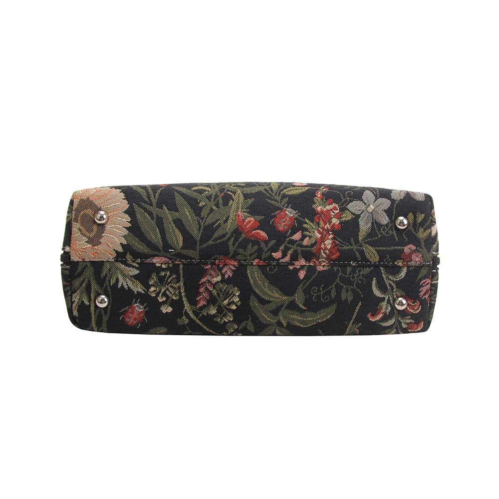 Morning Garden Black - Convertible Bag