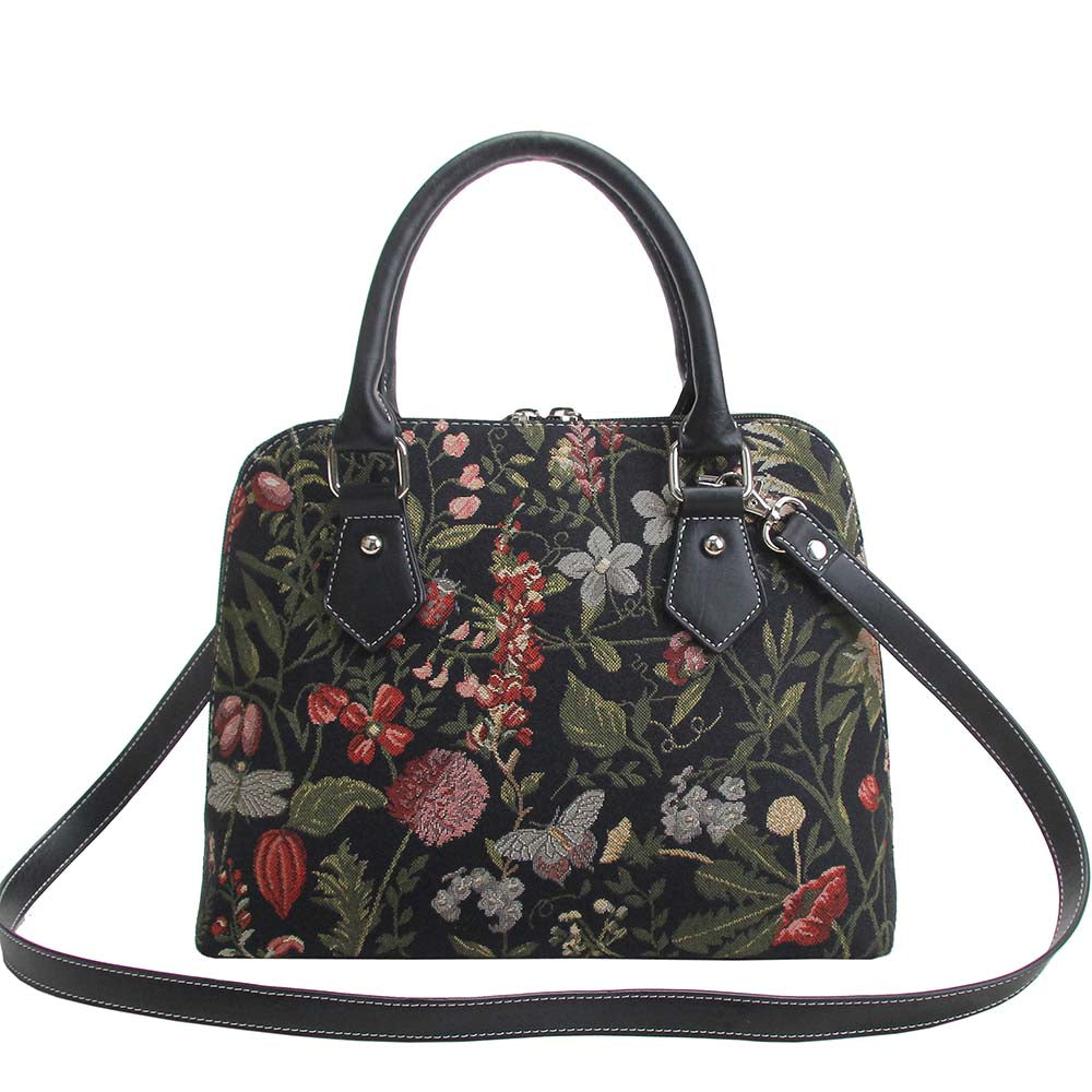Morning Garden Black - Convertible Bag
