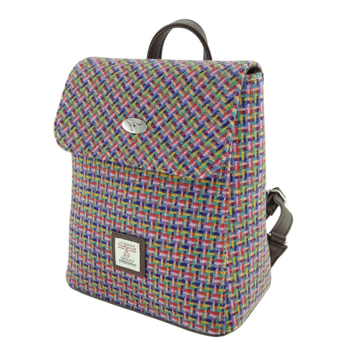 Glen Appin Harris Tweed Tummel Backpack Jazzy Weave