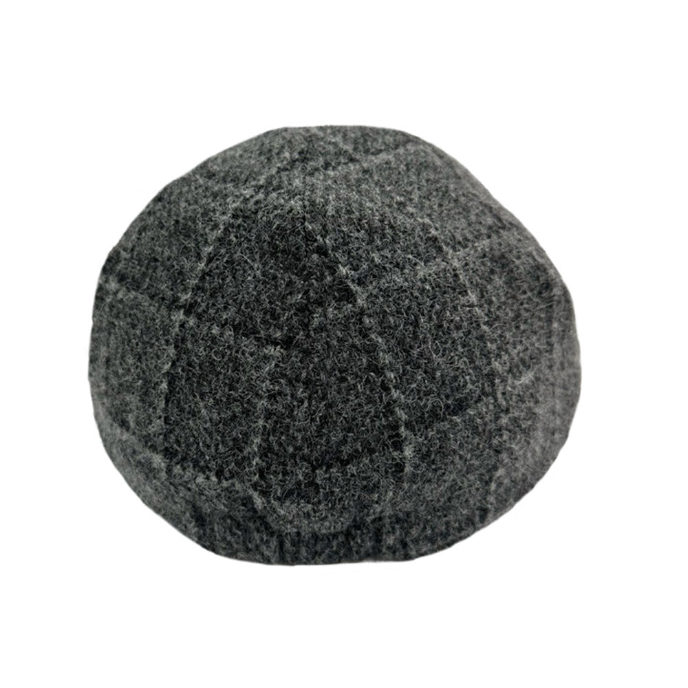 Duckbill Six Panel Check Tweed Wool Flat Cap