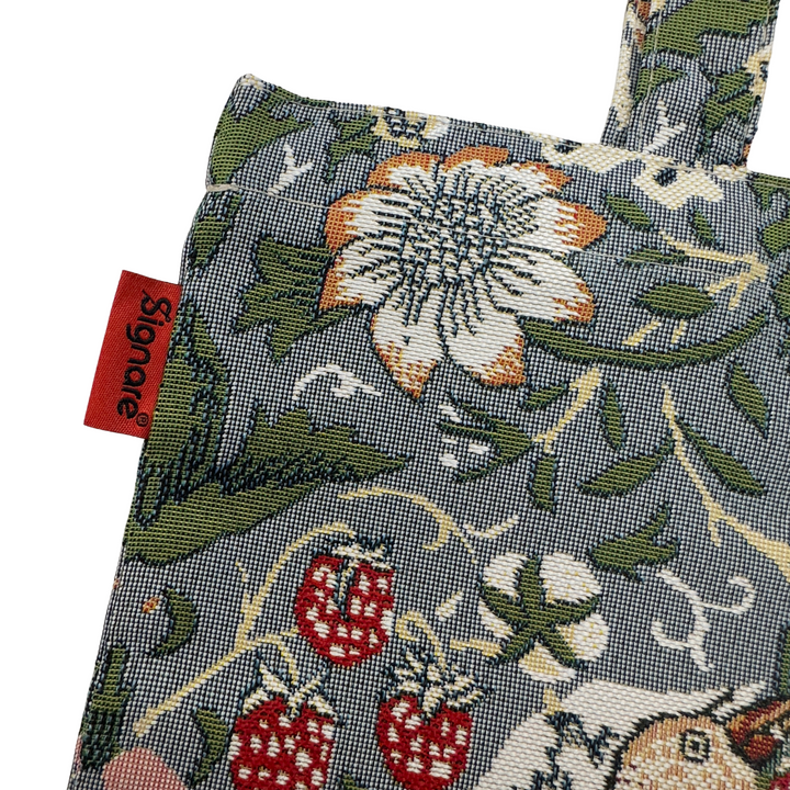 V&A Licensed Strawberry Thief Grey - Flat Bag