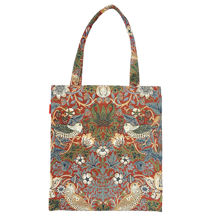 William Morris Strawberry Thief Red - Flat Bag