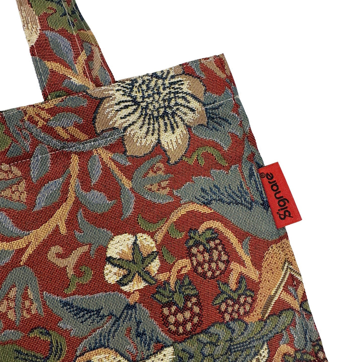 William Morris Strawberry Thief Red - Flat Bag