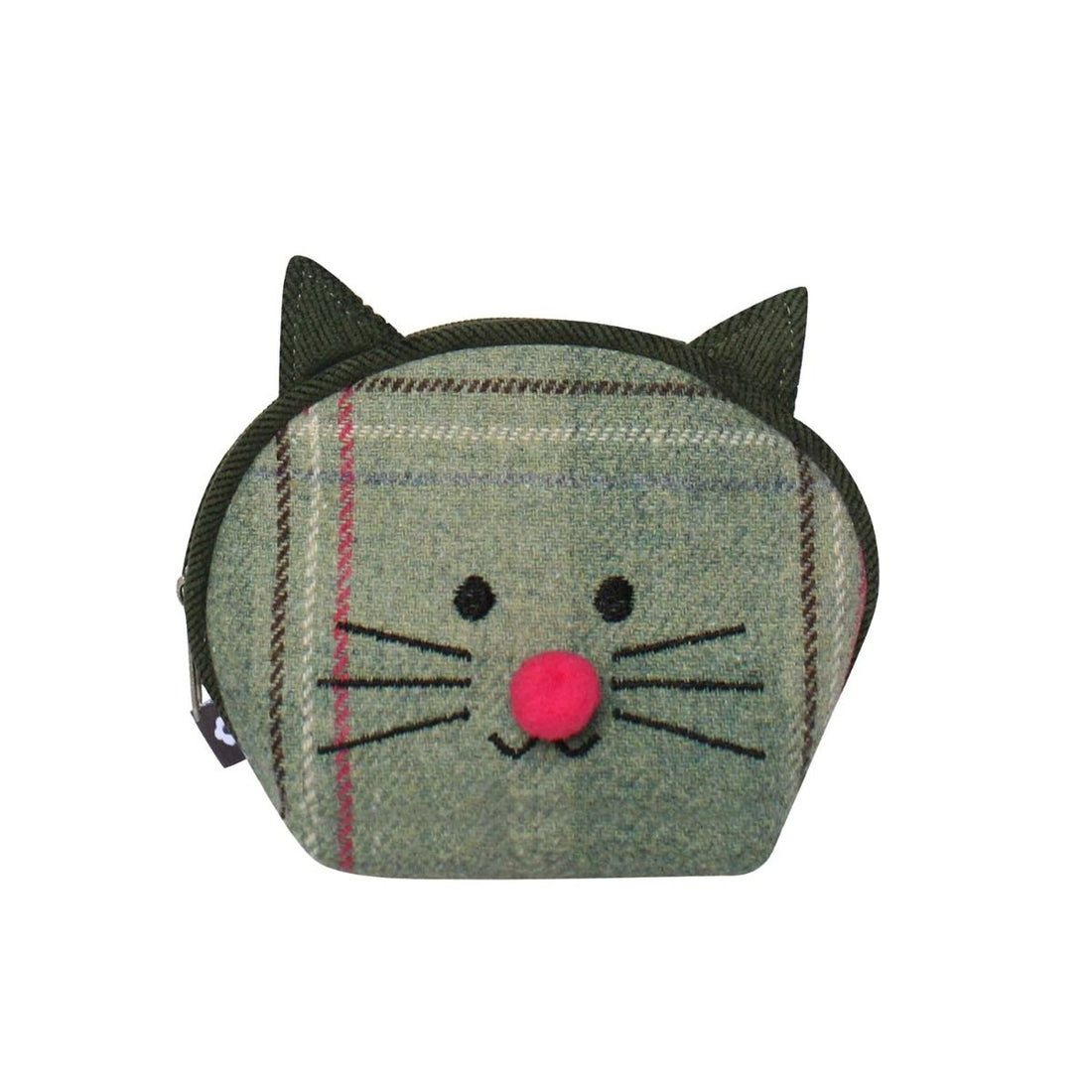 Fenton Green Cat Coin Purse by Earth Squared