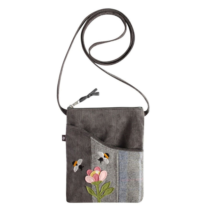 Flower Bee Applique Sling Crossbody Bag From Earth Squared