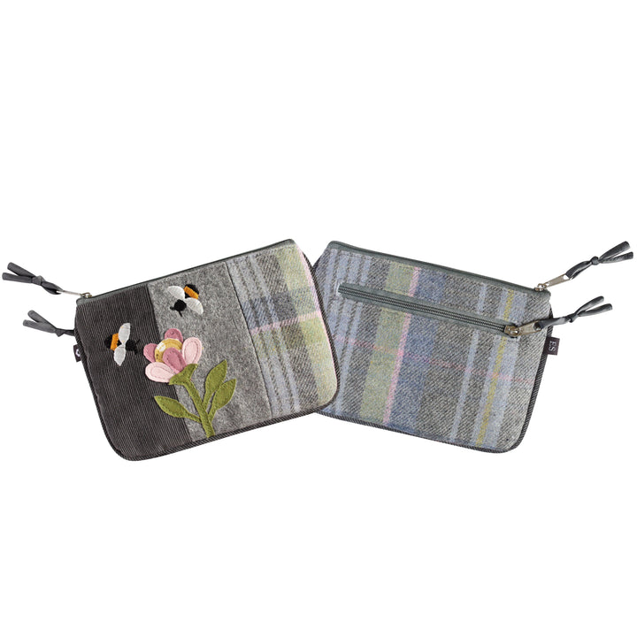 Flower & Bee Applique Purse by Earth Squared
