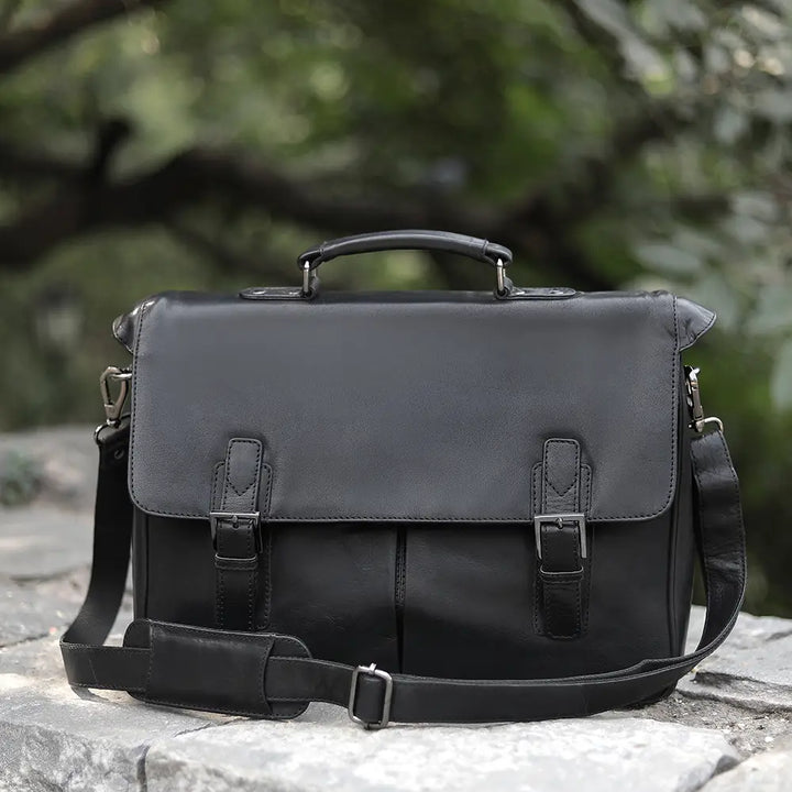 Hamilton Brown Leather Briefcase