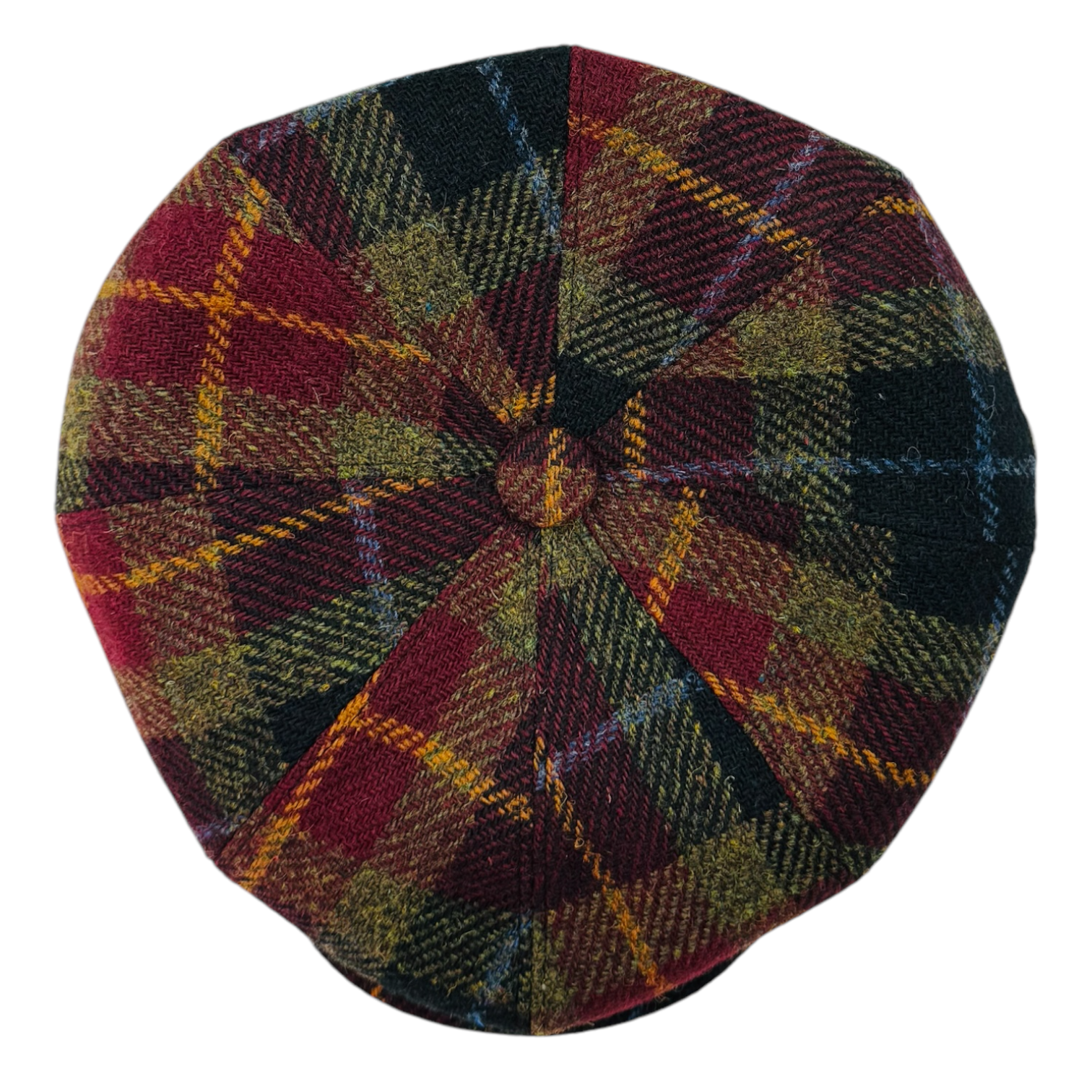 Harris Tweed Wool Newsboy Cap