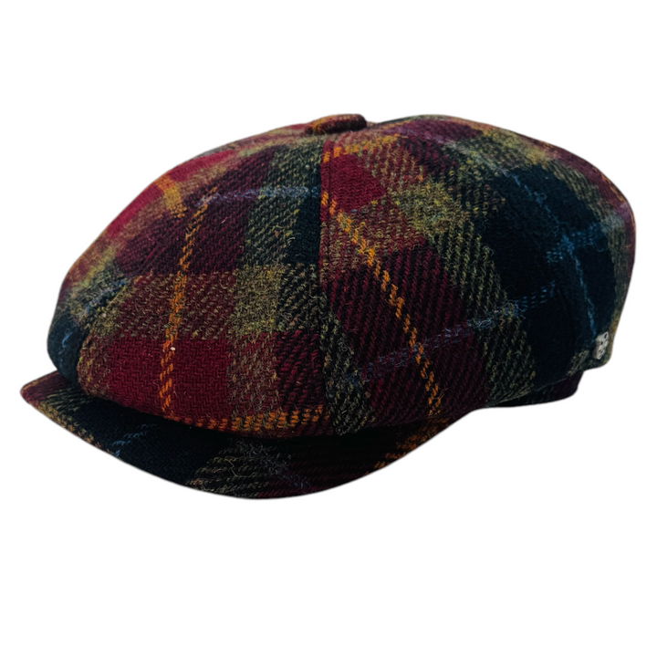 Bullantic Premium Gladwin bond Harris Tweed Wool Newsboy Cap