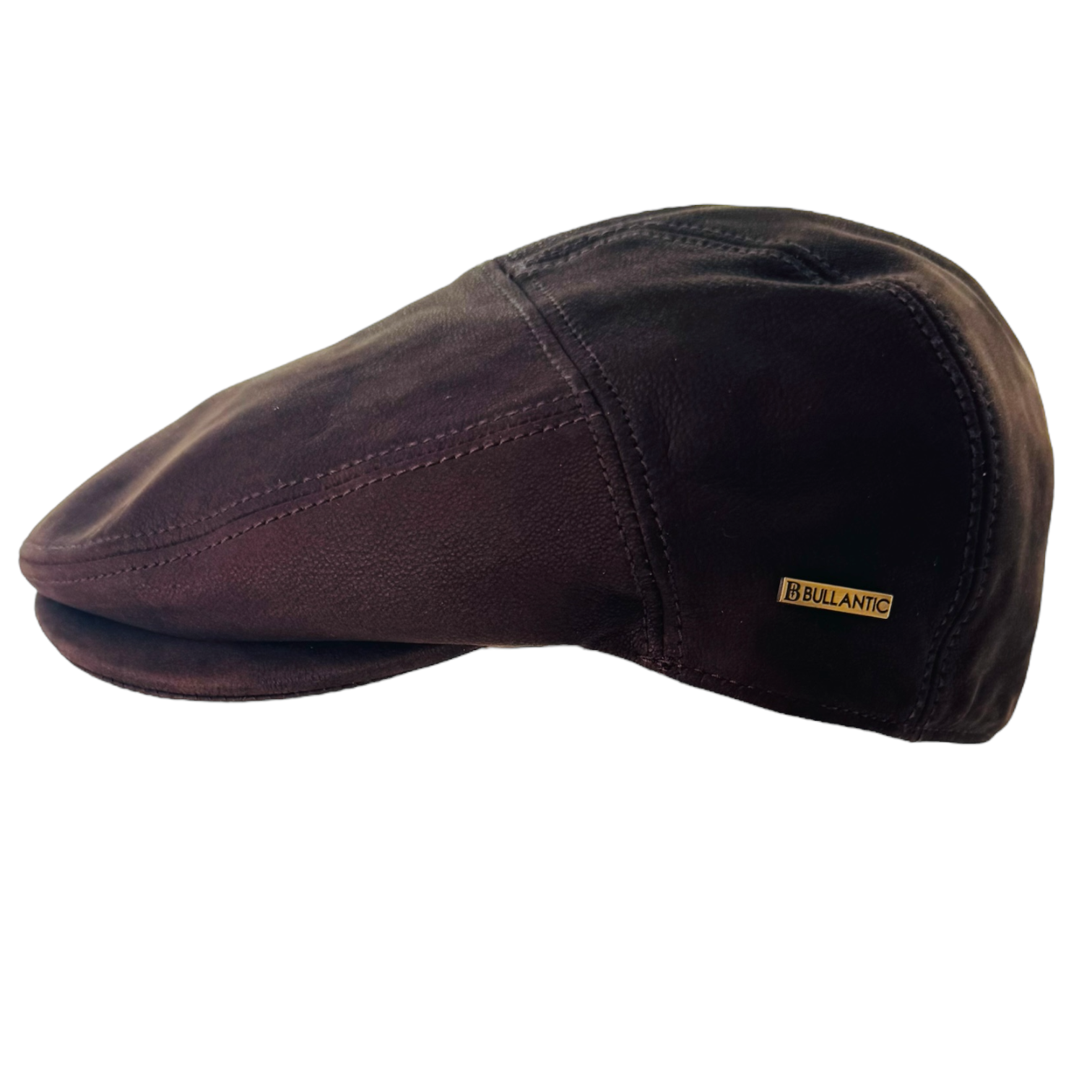 Bullantic  Premium Sheep Skin Leather Gladwin Bond Hatters London Flat Cap