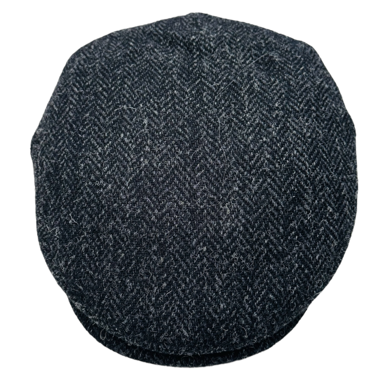 Gladwin Bond Harris Herringbone Wool Flat Cap