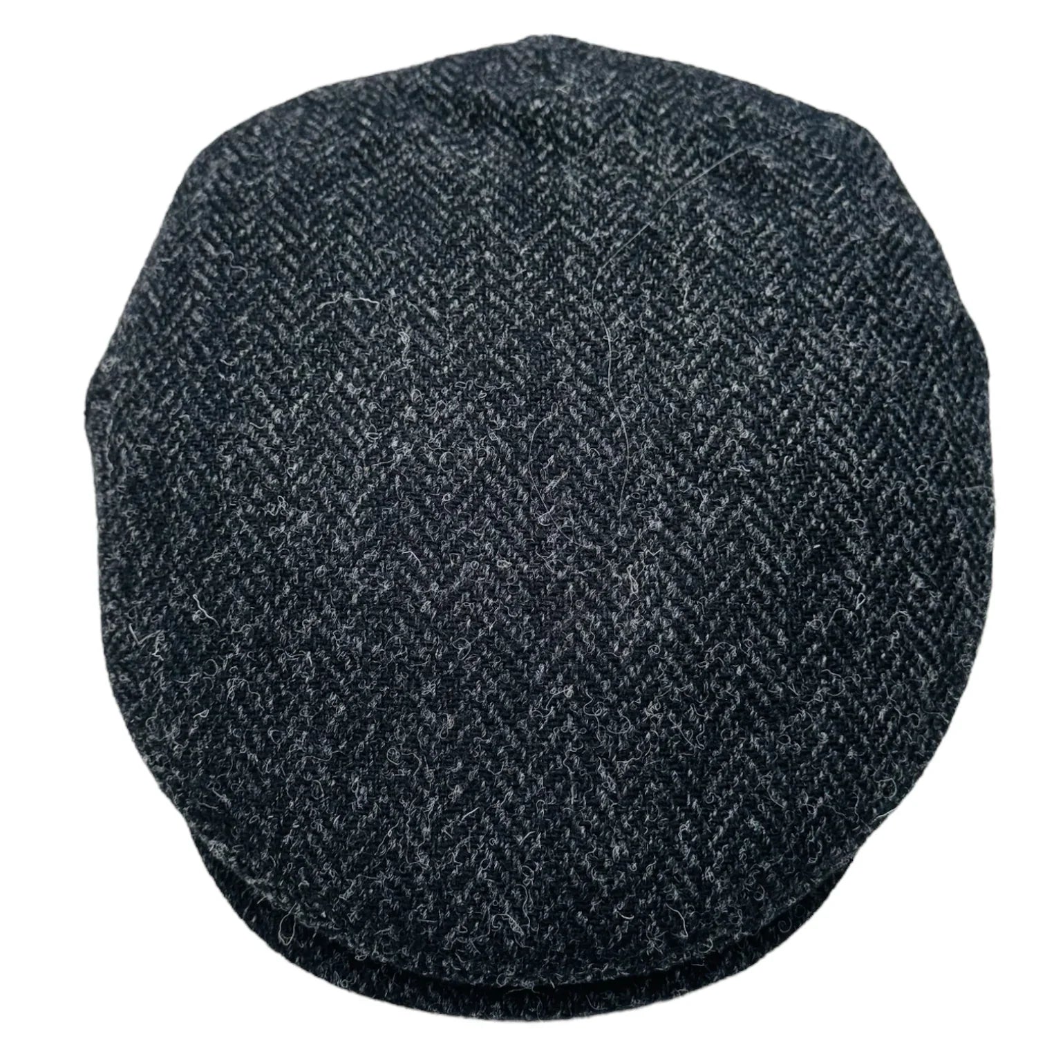 Harris Herringbone Wool Flat Cap